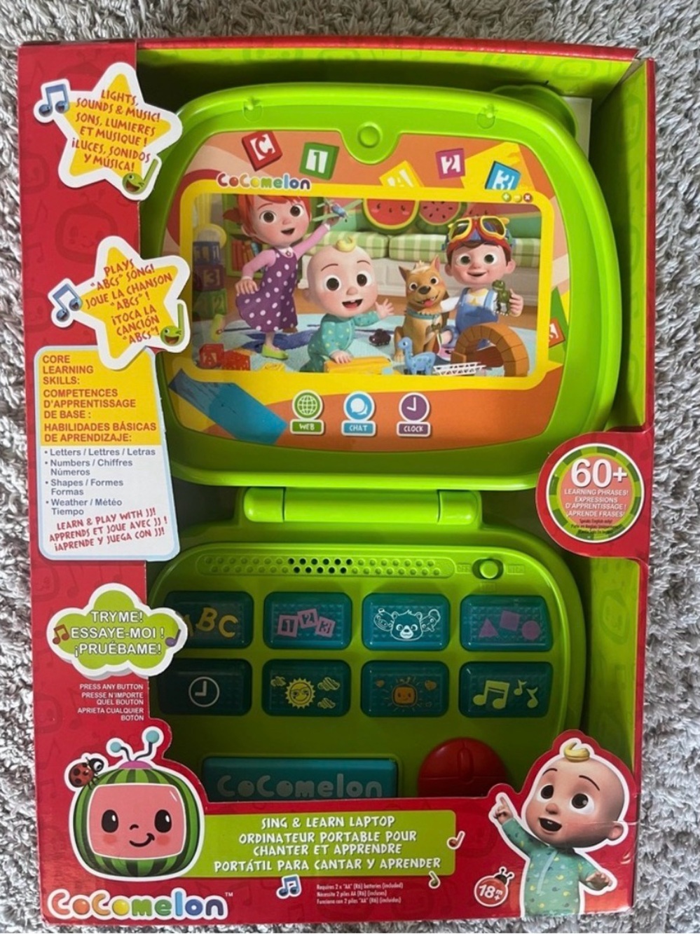 ✨$14✨NIB•CoComelon Sing N’ Learn Laptop